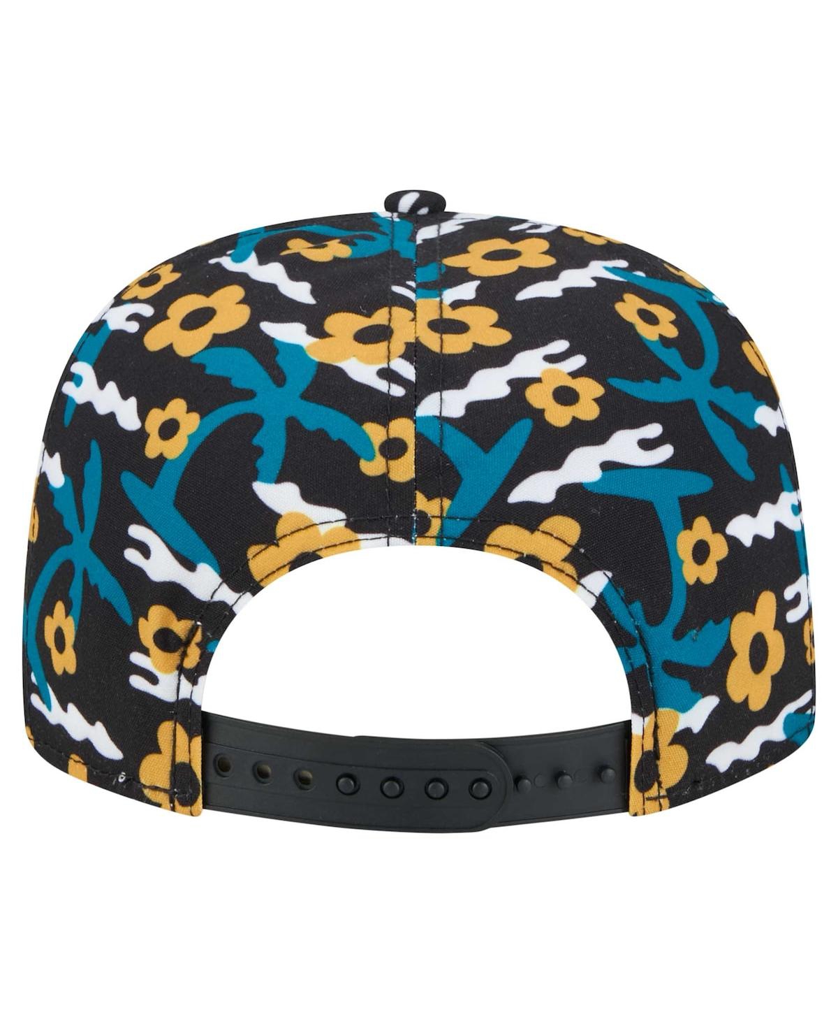 NEW ERA MEN'S BLACK JACKSONVILLE JAGUARS WAKEY WAKEY GOLFER SNAPBACK HAT 