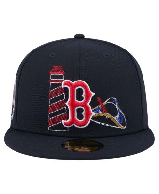 Men's Navy Boston Red Sox State Stitch 59Fifty Fitted Hat