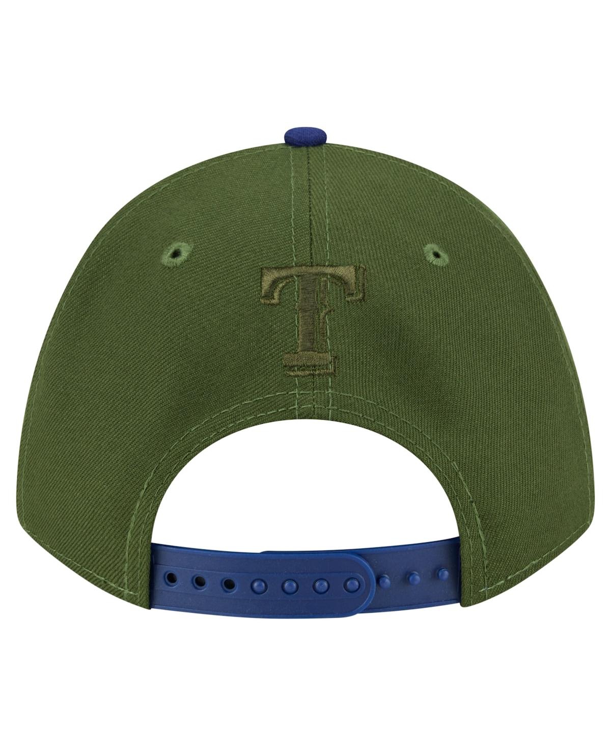 NEW ERA MEN'S DARK GREEN TEXAS RANGERS CITY FEATURE 9FORTY A-FRAME ADJUSTABLE HAT 