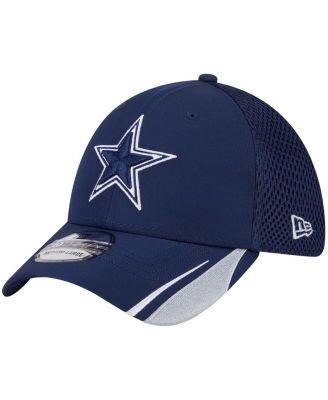 New Era - Men's Navy Dallas Cowboys Game Day Linear 39THIRTY Flex Hat