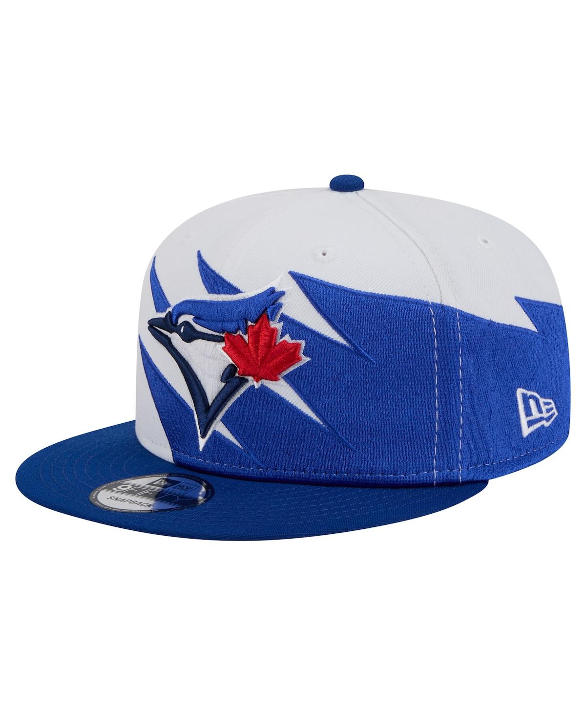 NEW ERA MEN'S ROYAL/WHITE TORONTO BLUE JAYS JAGGED 9FIFTY SNAPBACK HAT 