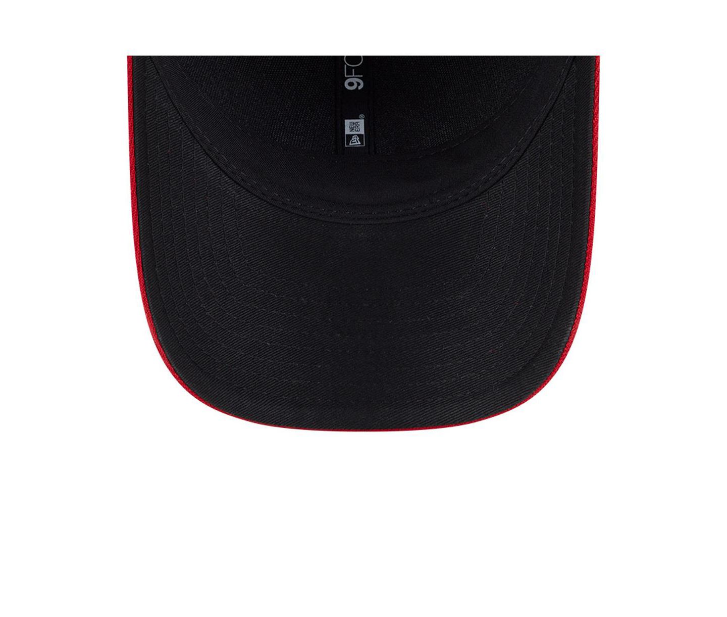 Мужская кепка New Era Black/Red Cincinnati Reds Player Replica 9Forty Adjustable Hat — фото 5