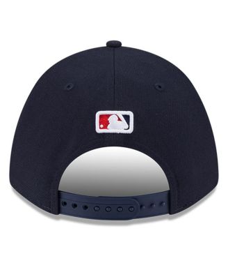 Men's Navy/Red Los Angeles Angels Player Replica 9Forty Adjustable Hat