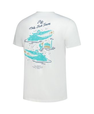 Men's White The Players 17th Hole Dive Team T-Shirt
