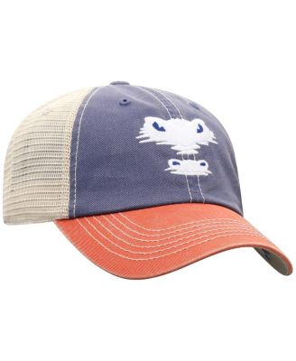 Men's Royal Florida Gators Off Road Three-Tone Vintage Adjustable Trucker Hat