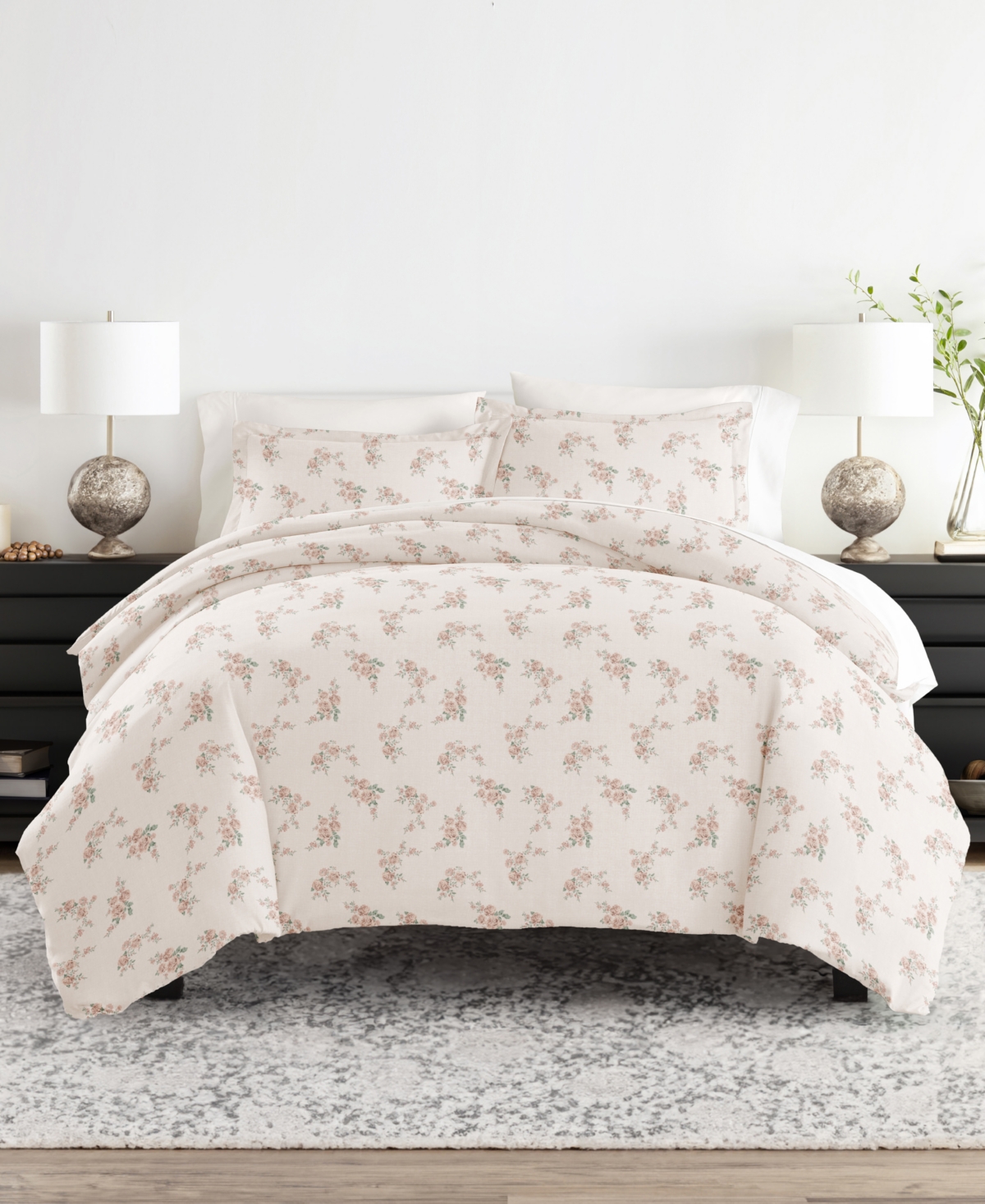 Ienjoy Home Rustic Retreat All Season 3-pc. Duvet Cover Set, Full/queen