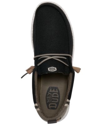 Men's Wally Summer Linen Casual Moccasin Sneakers from Finish Line