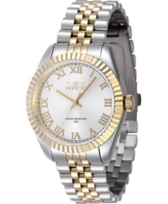 Women's 47414 Specialty  Quartz 3 Hand Silver Dial Watch