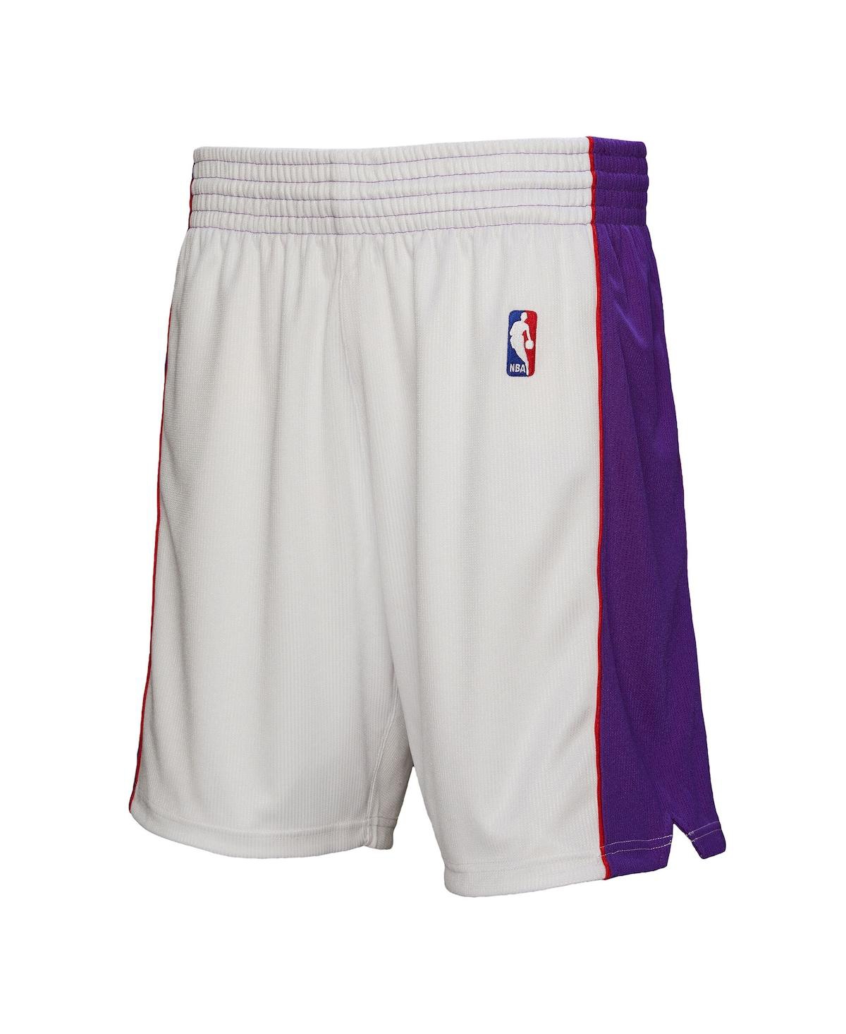 Mitchell & Ness Men's White Toronto Raptors Authentic Shorts In White