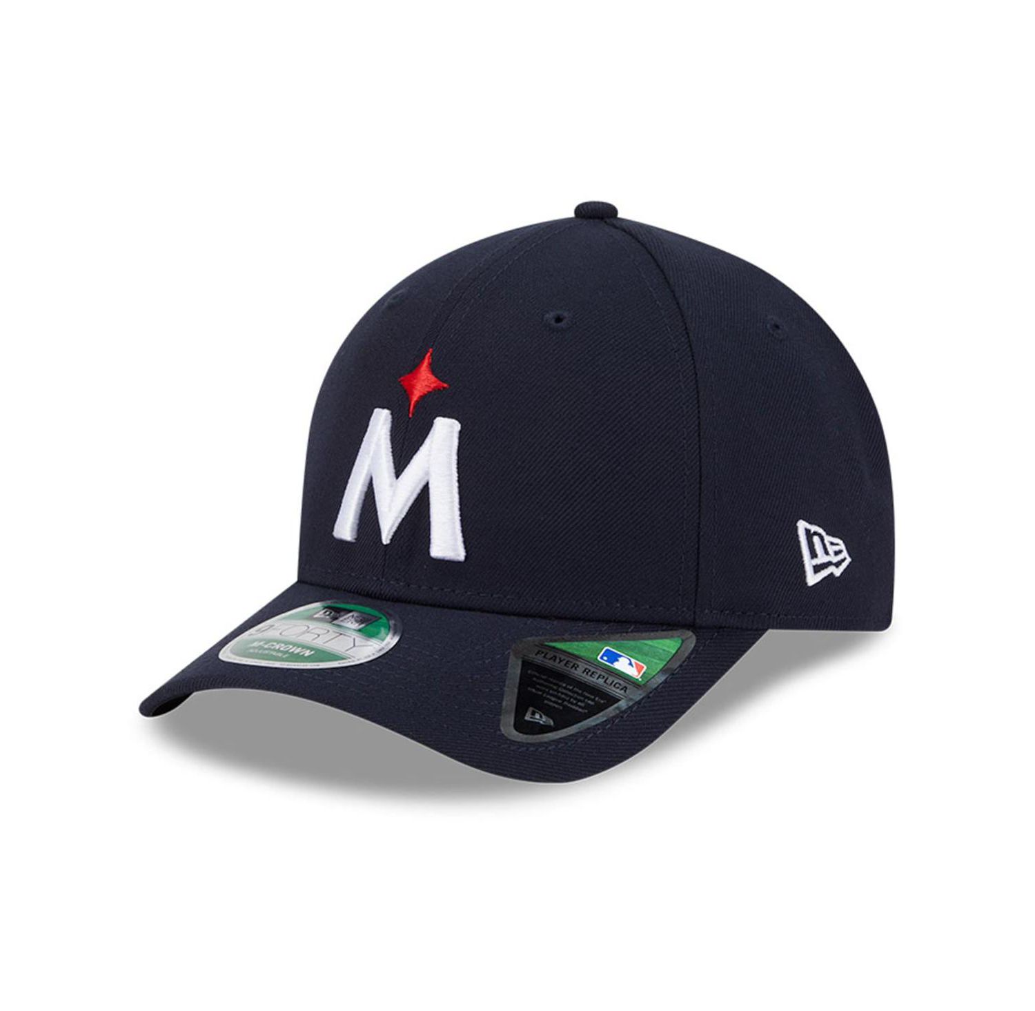 Men's Navy Minnesota Twins Player Replica 9Forty Adjustable Hat