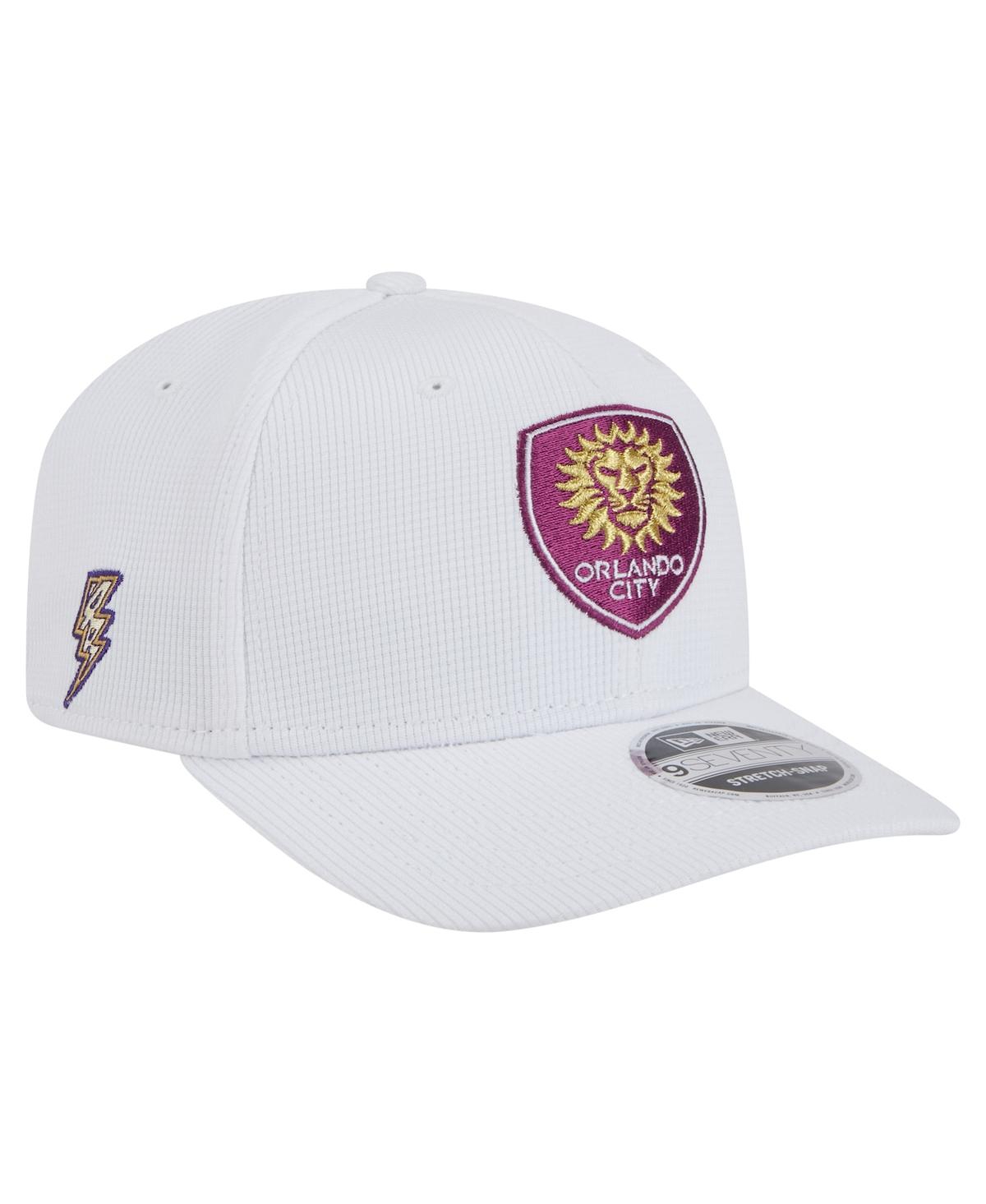 Shop New Era Men's White Orlando City Sc 2025 Jersey Hook 9seventy Stretch-snap Hat