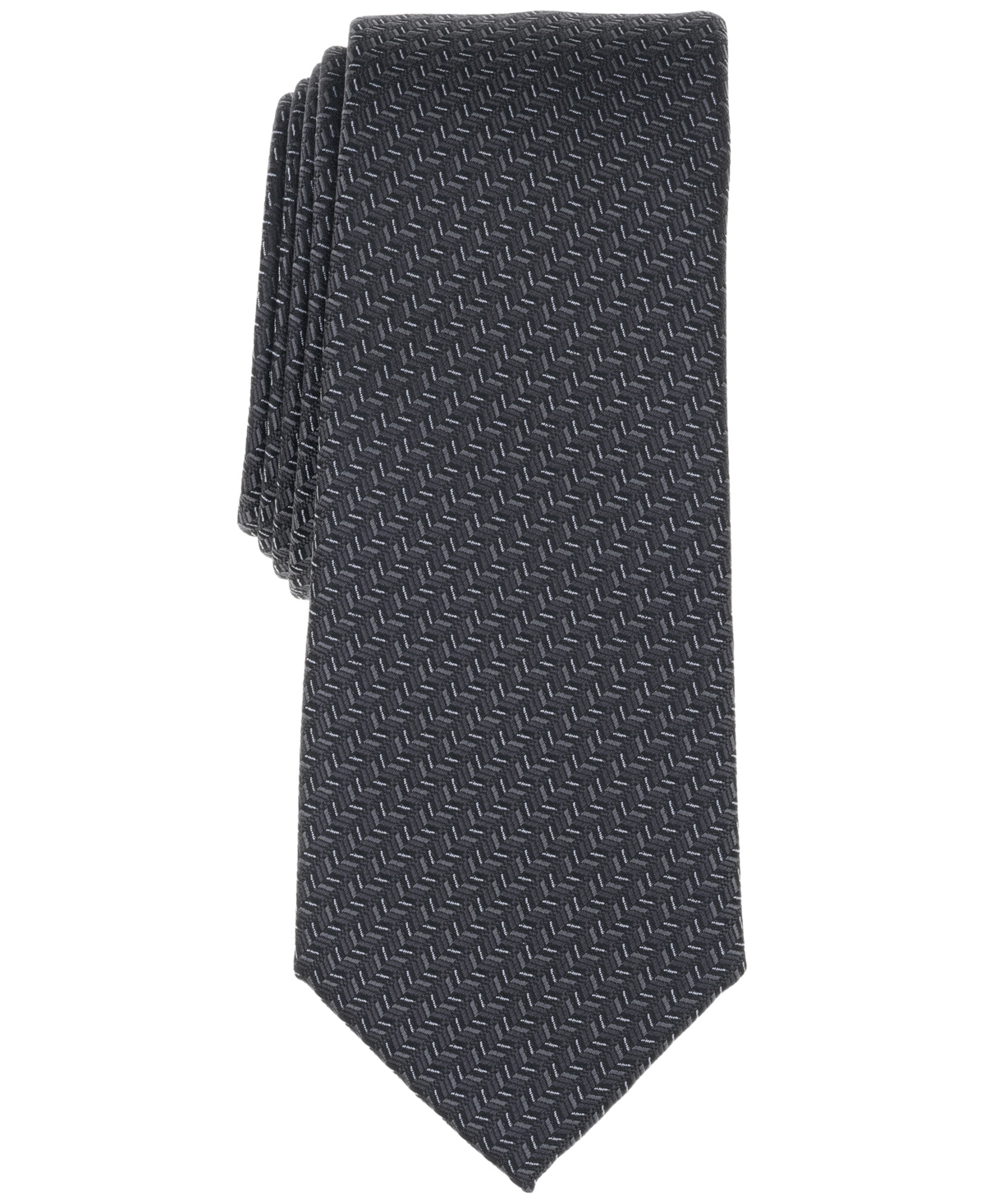 Men's Derwent Herringbone Tie, Exclusively at Macy's - Dusty Pink
