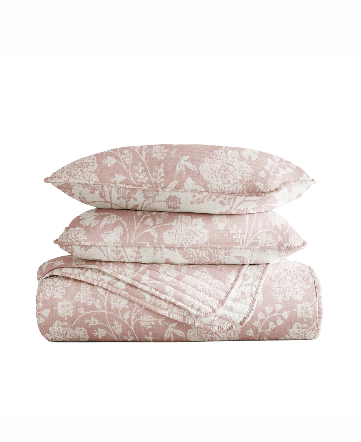 Ienjoy Home Textured Floral Reversible 2-pc. Quilt Set, Twin/twin Xl