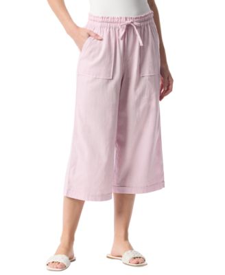 Gloria Vanderbilt - Rainey Pull-On Wide-Leg Cropped Pants