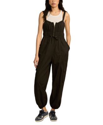 Lucky Brand - Women's Cotton Utility Sleeveless Jumpsuit