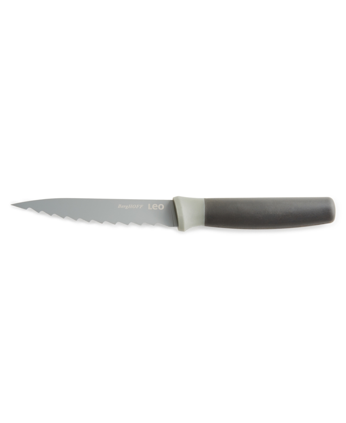 Berghoff Leo Balance 4.5" Serrated Utility Knife In Gray