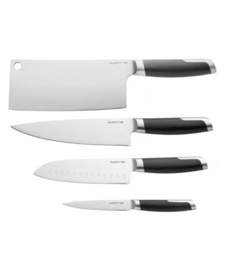 Leo Graphite 5-Piece Cutlery Block Set