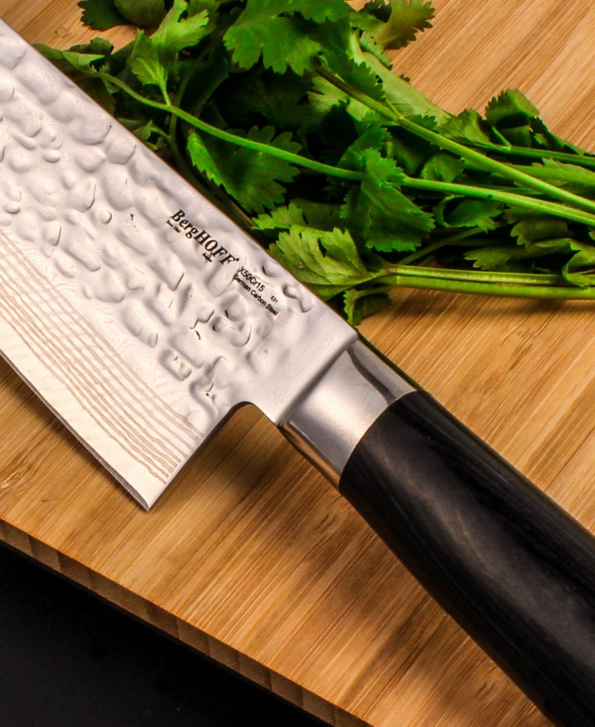 Berghoff Martello 5.5" Santoku Knife In Black