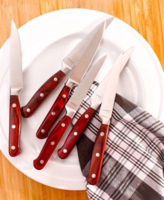 Pakka Wood 12-Piece Steak Knife Set