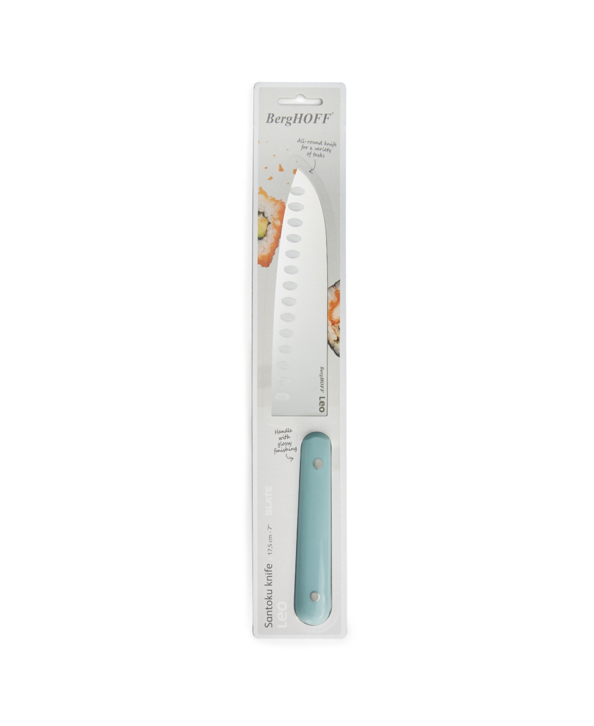 Berghoff Leo Glints 7" Santoku Knife In Slate