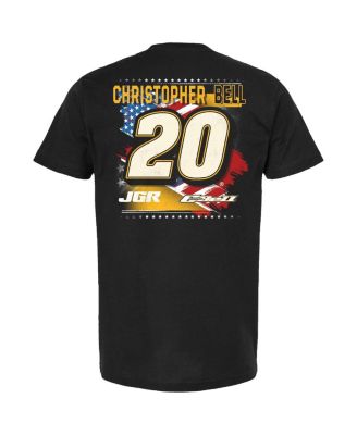 Men's Black Christopher Bell DEWALT Patriotic Car T-Shirt