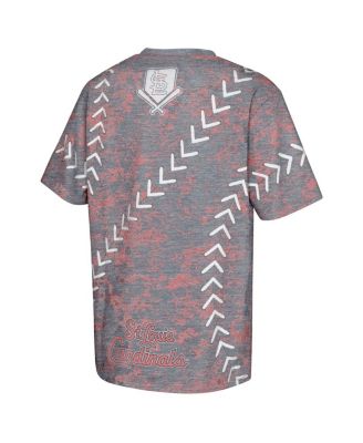 Big Boys and Girls Navy St. Louis Cardinals Slide Score Bold T-Shirt