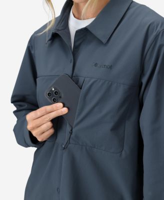 Marmot Women's Air Exchange UPF 40 Camp Collar Over Shirt
