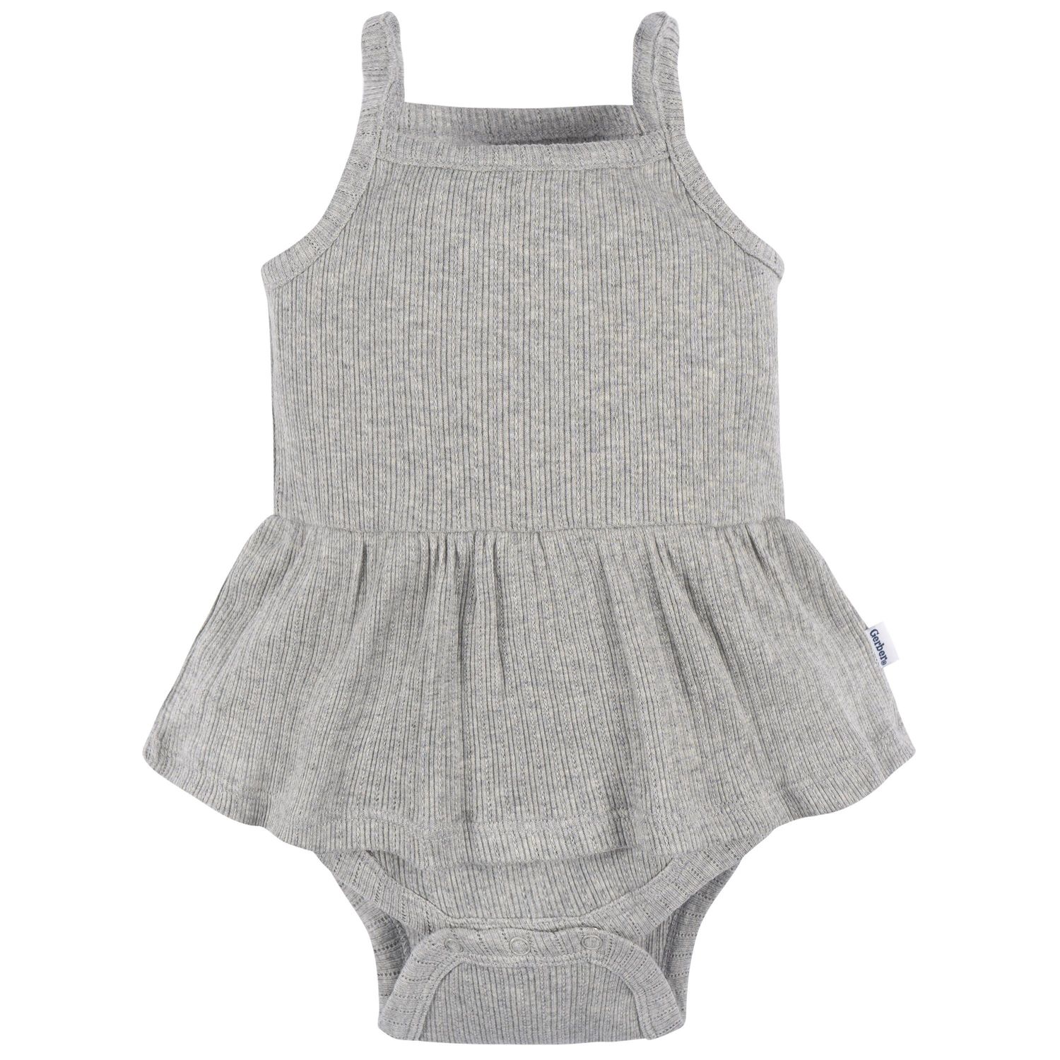 Baby Girls' 3-Pack Sleeveless Skirted Onesies Bodysuits, Winsome Orchid