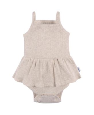 Baby Girls' 3-Pack Sleeveless Skirted Onesies Bodysuits, Winsome Orchid