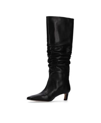 Kalila Black Leather Boots