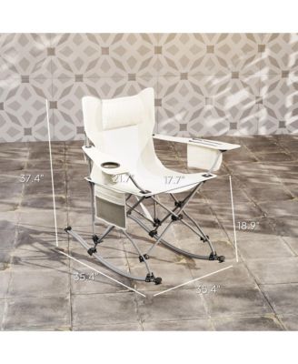 Camp Chairs for Adults, 2 Pack Outdoor Folding Chairs,