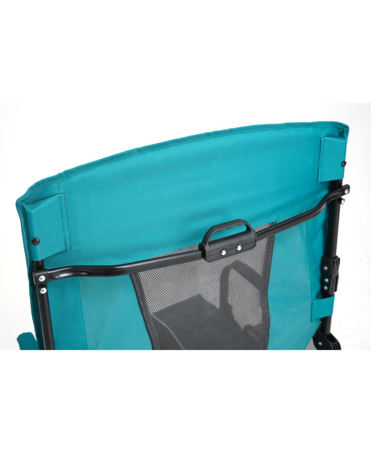 Streamdale Camping Directors Chair, Oversized Folding Chair w/ Side Table & Pocket - Blue