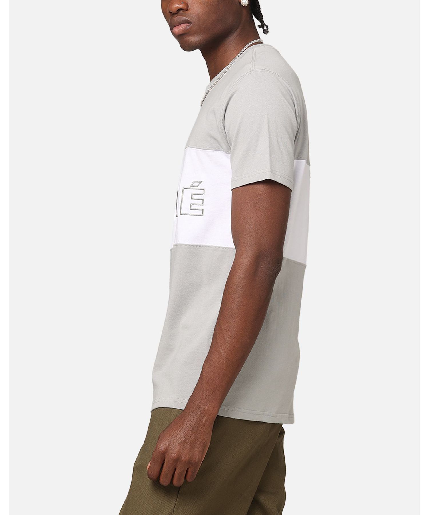 Men's Boost Panel T-Shirt - Maroon/White/Black S