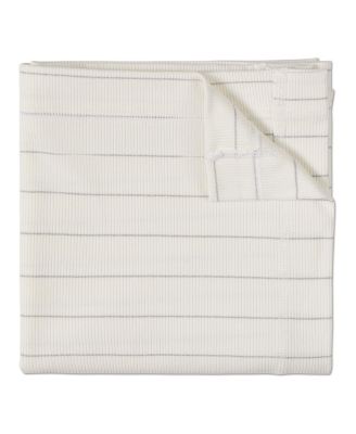 Baby Girls 3 Piece Unisex Ribbed Shimmer Stripe Footie Set