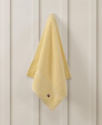 Tommy Hilfiger Home Modern American Solid Cotton Washcloth, 13" x 13"