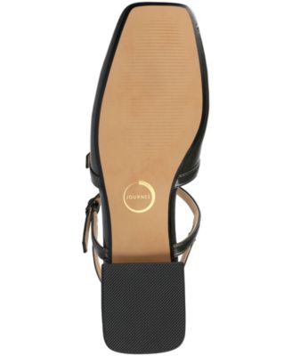 Women's Gretchenn Multi Strap Square Toe Mary Jane Flats
