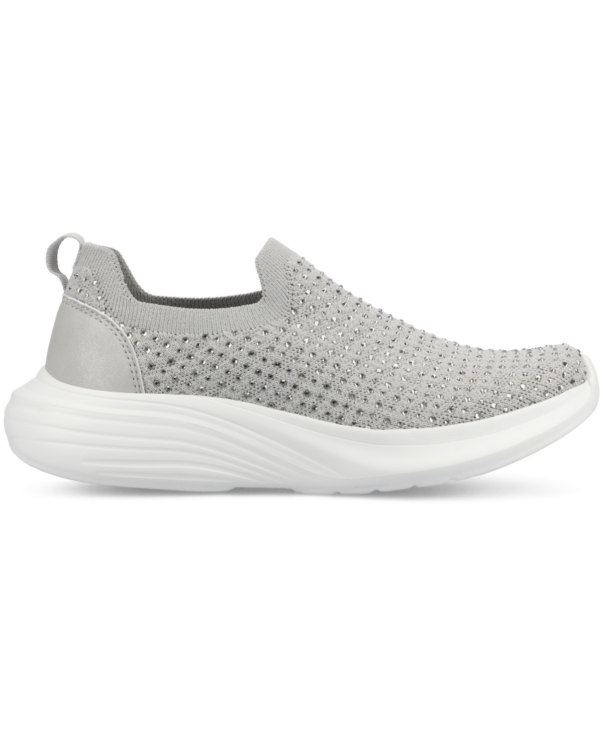Journee Collection Women's Linnea Casual Slip-on Sneakers In Gray