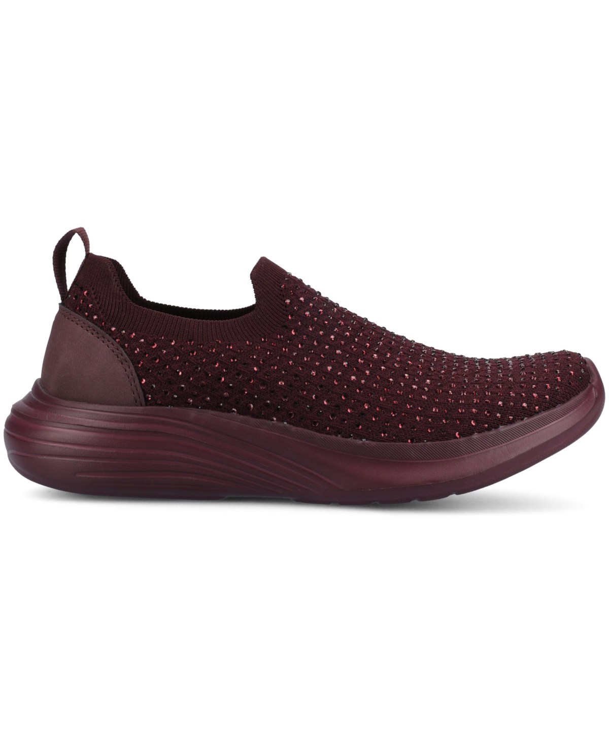 Journee Collection Women's Linnea Casual Slip-on Sneakers In Red