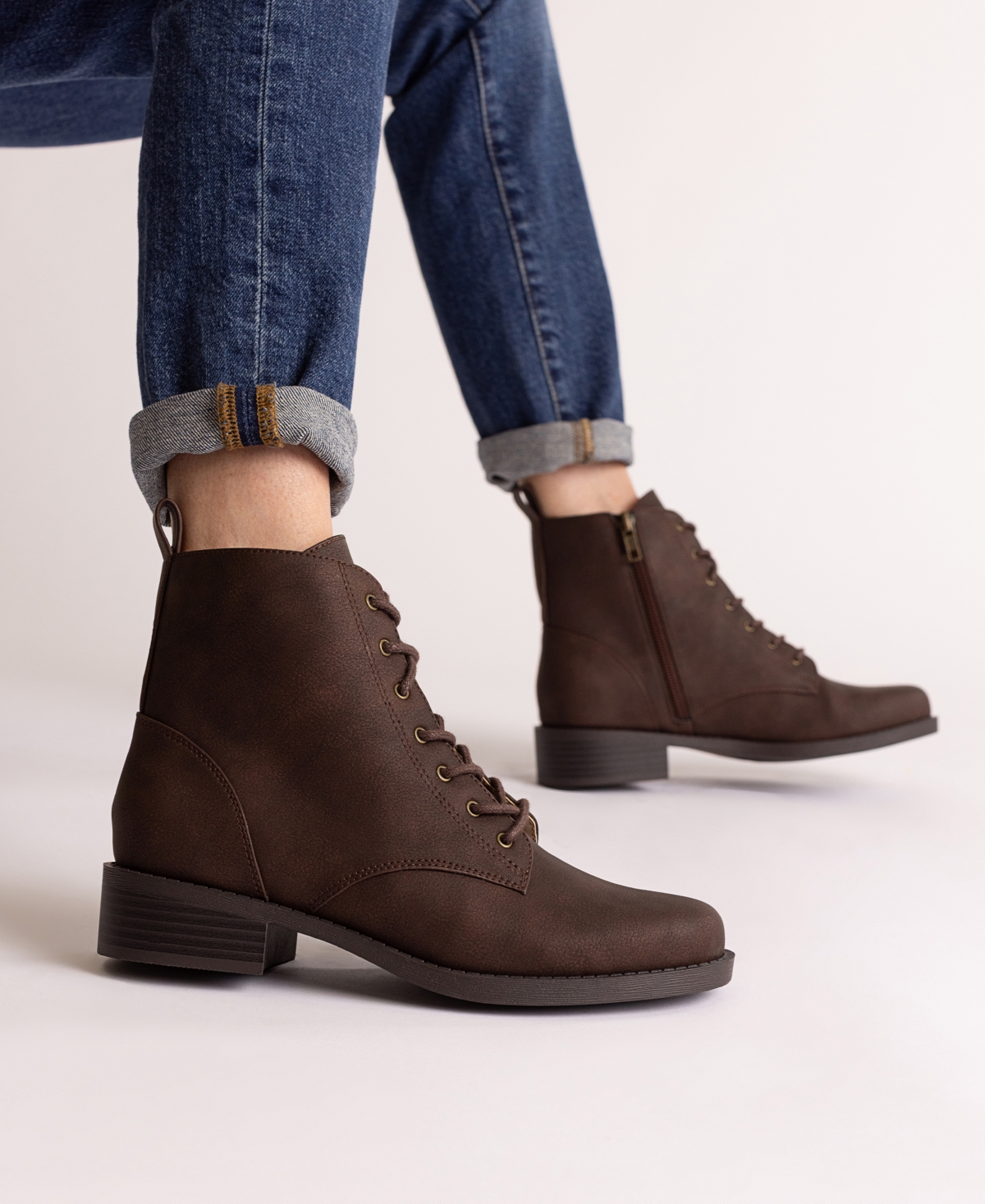Journee Collection Kodah Ankle Boot- Wide Width Available In Animal Print