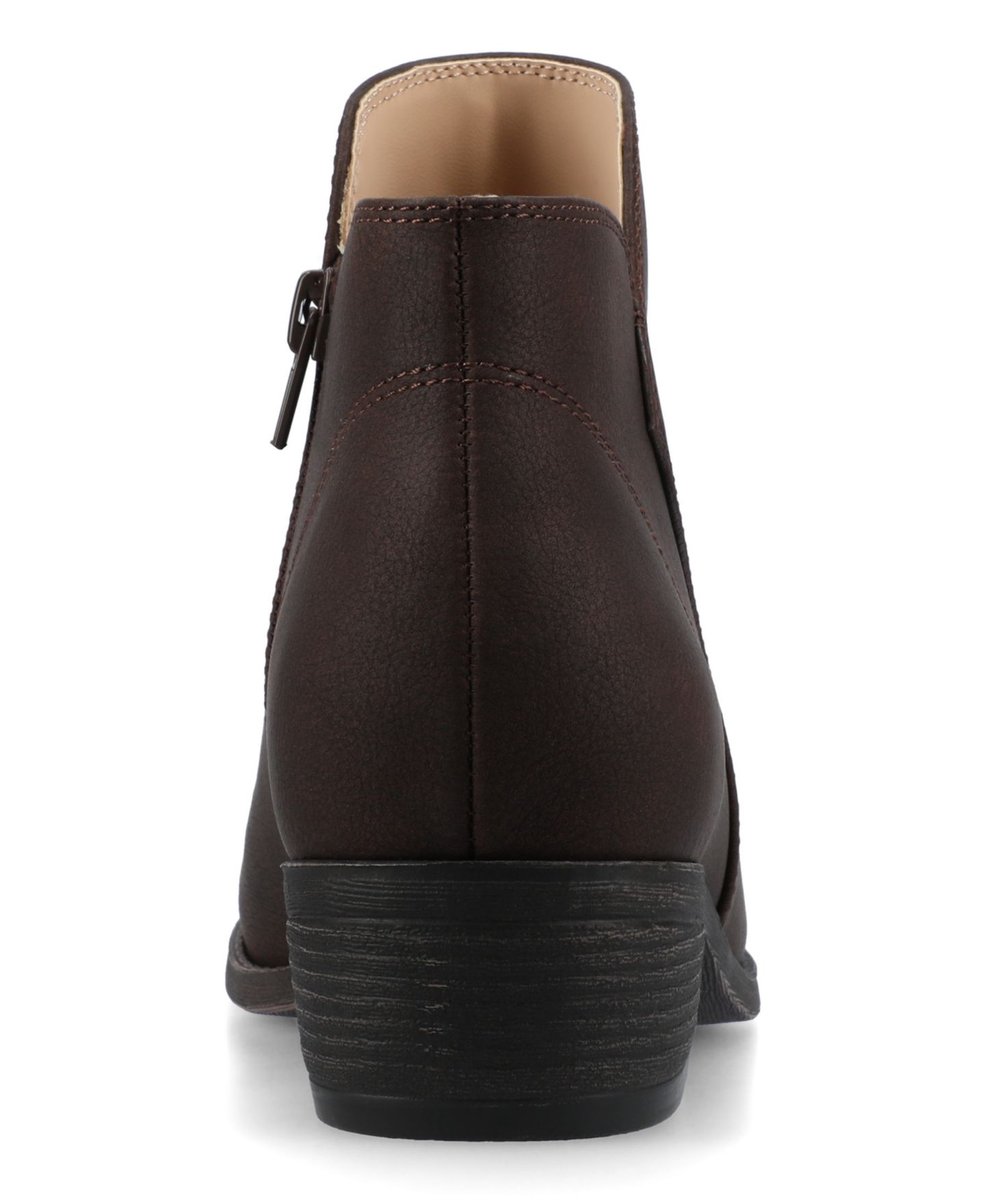 Женские ботинки Journee Collection Solarah Ankle Booties, цвет: Шоколадный — фото 3