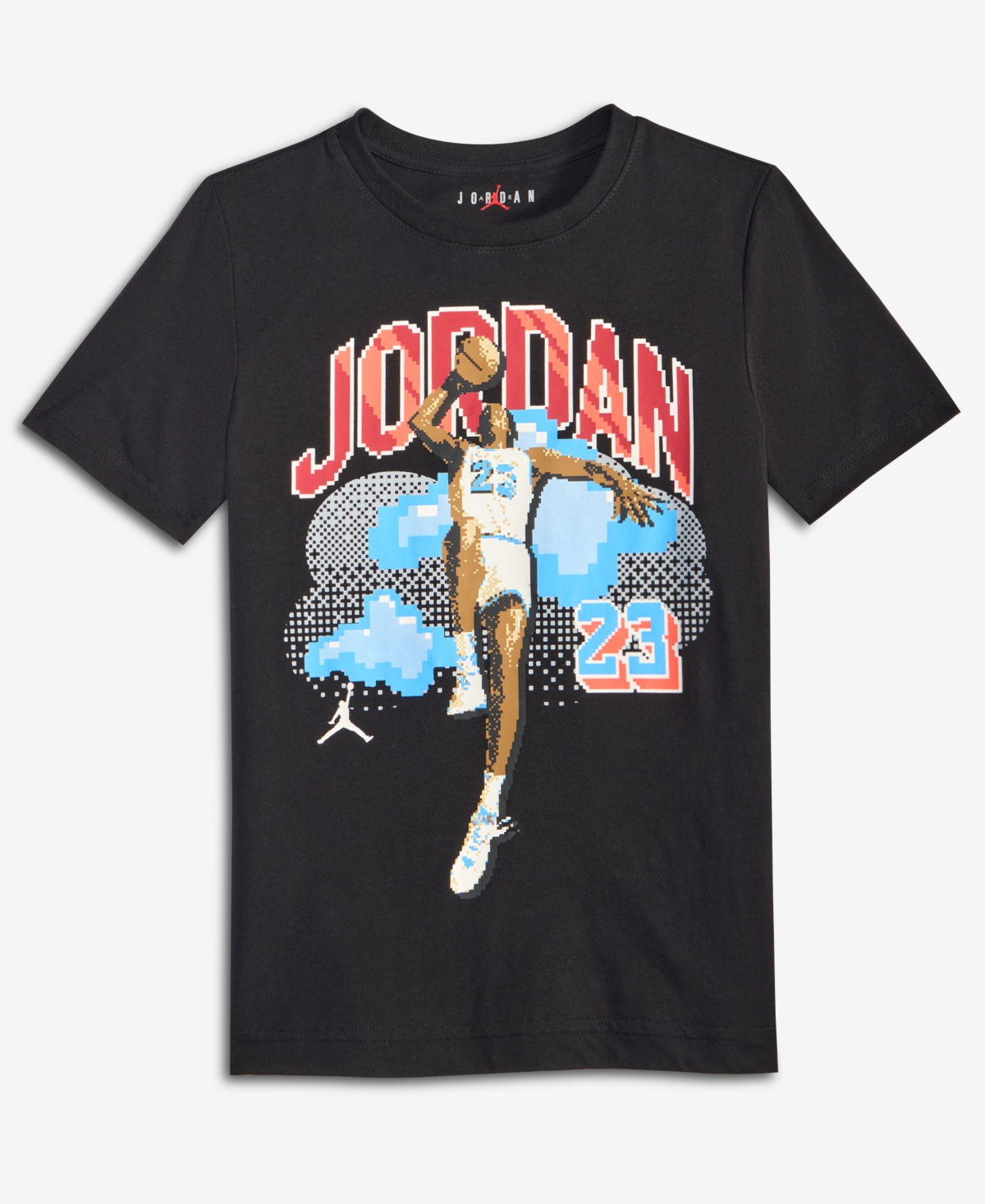 Jordan Big Boys Short-sleeve Pixel Graphic T-shirt