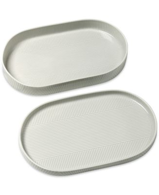 Lenox Modulus Serving Platter & Bowl Set - Macy's