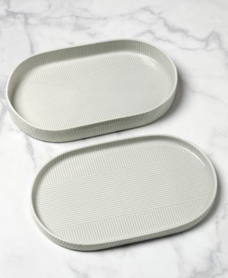 Modulus Serving Platter & Bowl Set