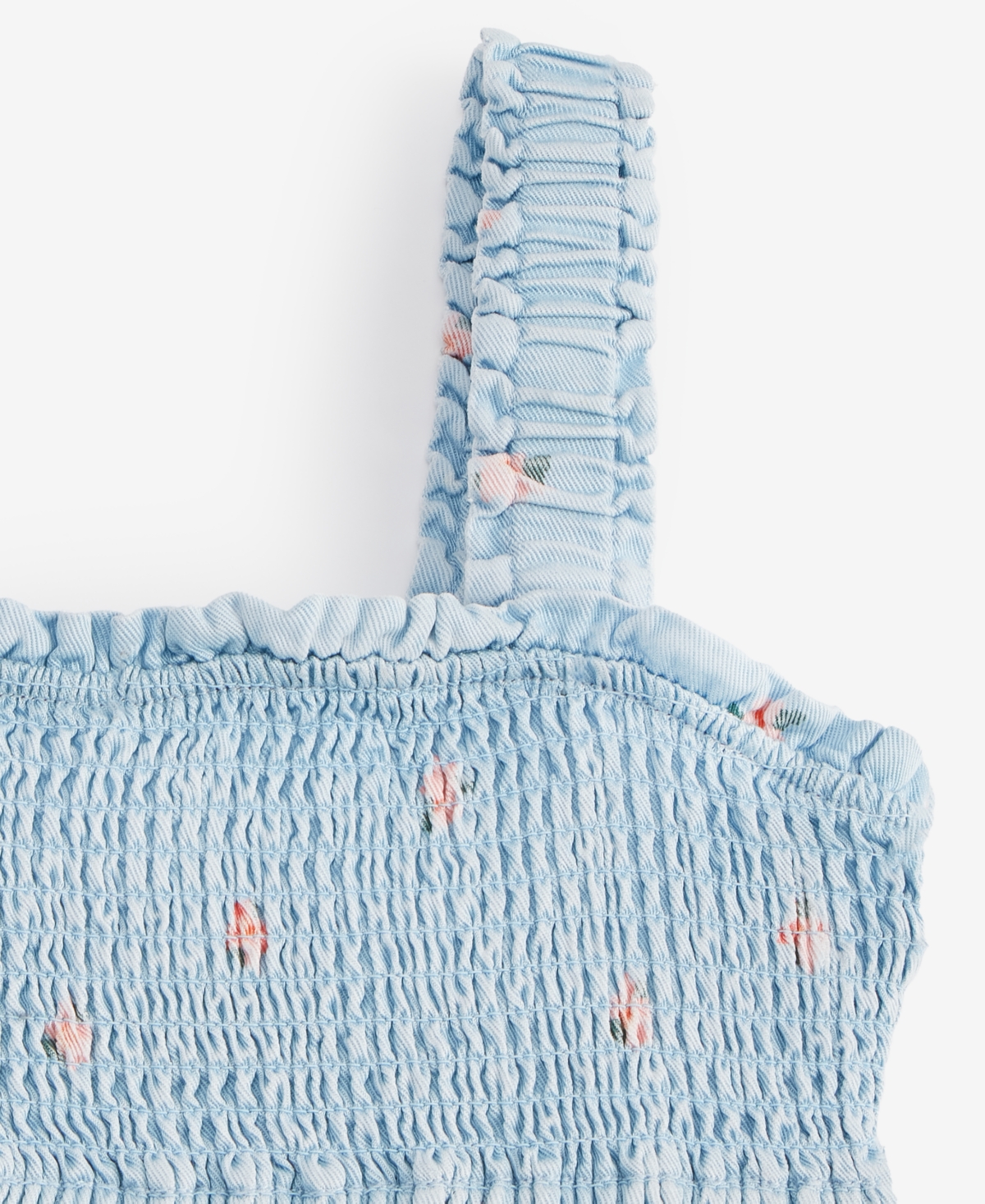 LEVI'S BIG GIRLS BABYDOLL SMOCKED DRESS 