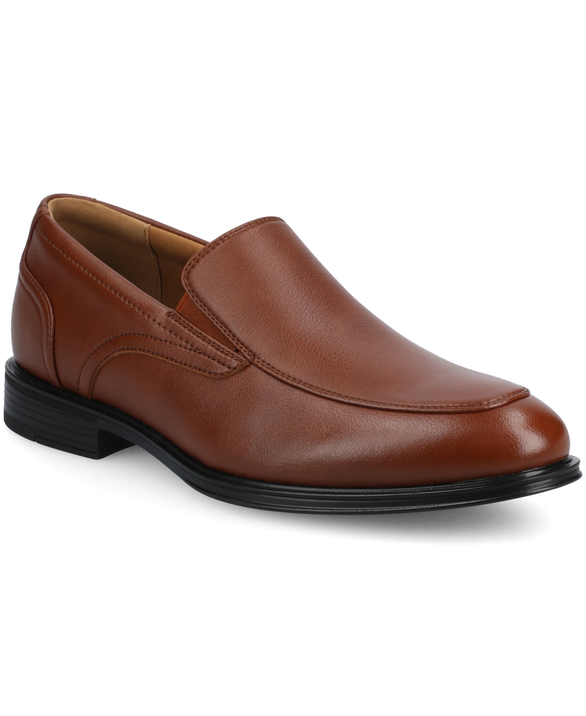 Vance Co. Men's Emilio Comfort Dress Loafers In Brown