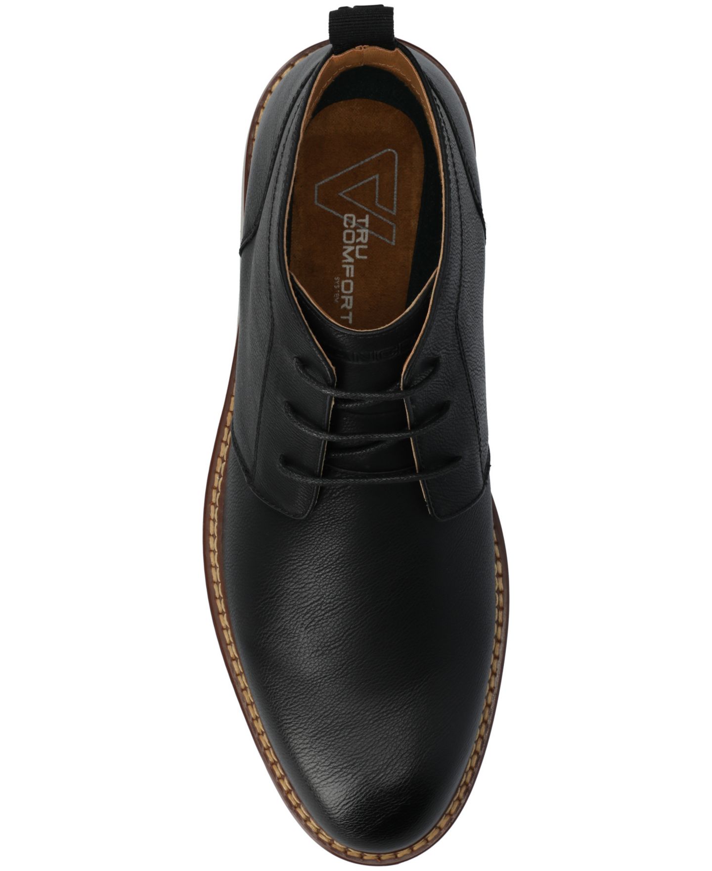 Мужские ботинки Vance Co. Stratton Comfort Chukka Boot, цвет: Чёрный — фото 4