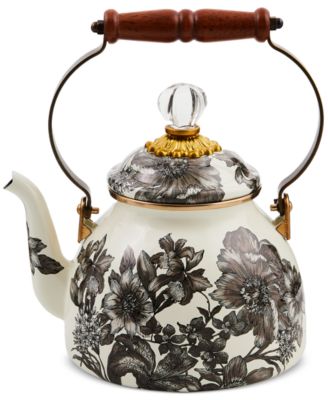 MacKenzie-Childs - Sterling English Garden 2-Qt. Tea Kettle