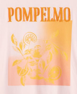 Women's Cuffed Dolman-Sleeve Pompelmo T-Shirt, Exclusively at Macy's