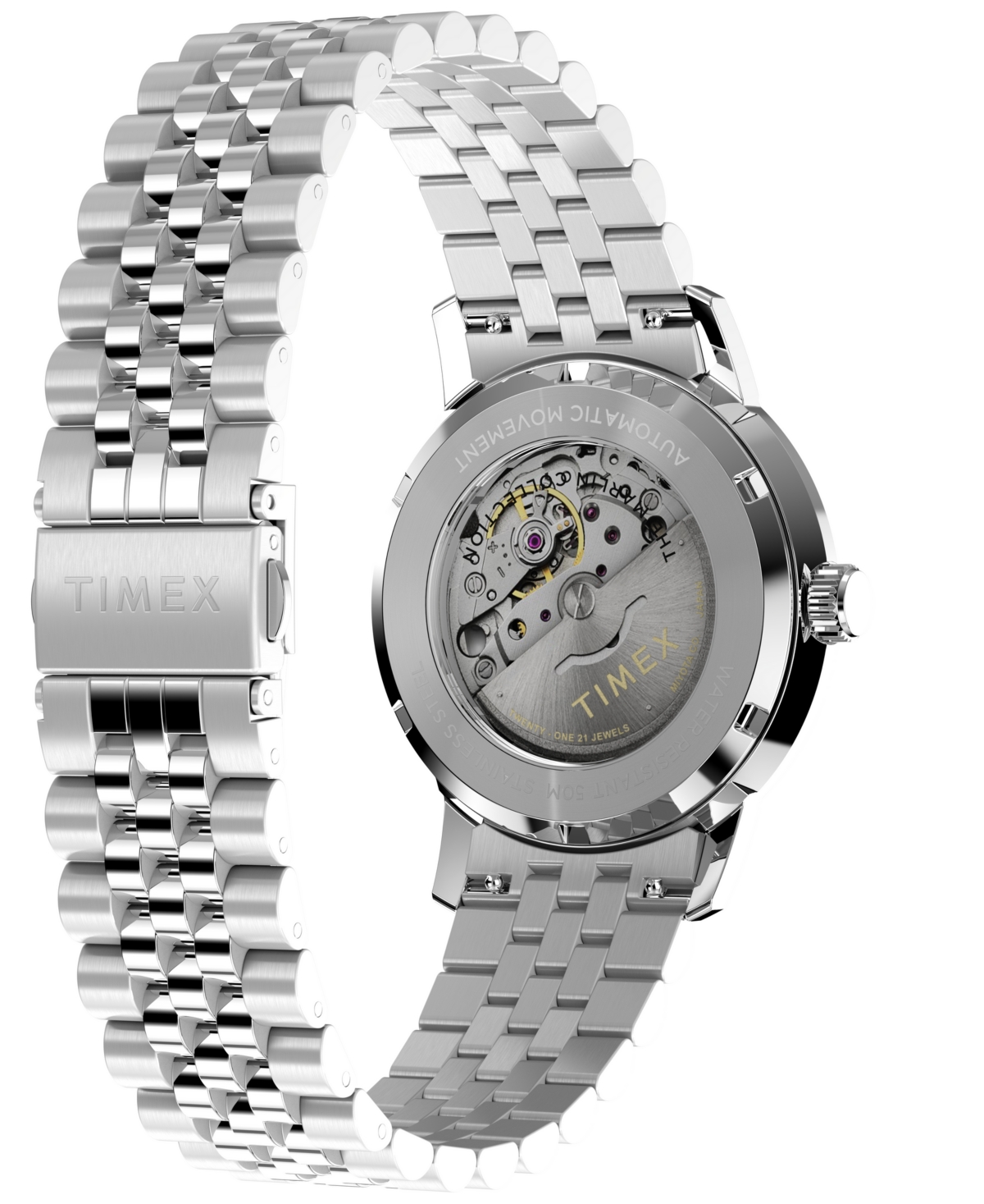 Timex Marlin Automatic 40mm In Silver Tone