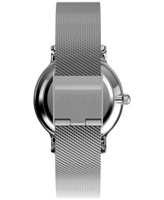 Women's Analog Silver-Tone Stainless Steel Watch, 31mm